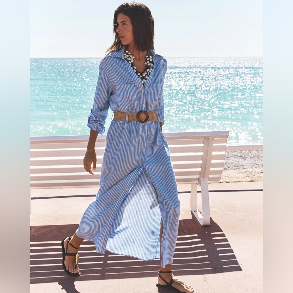 Zara Belted Midi Dress